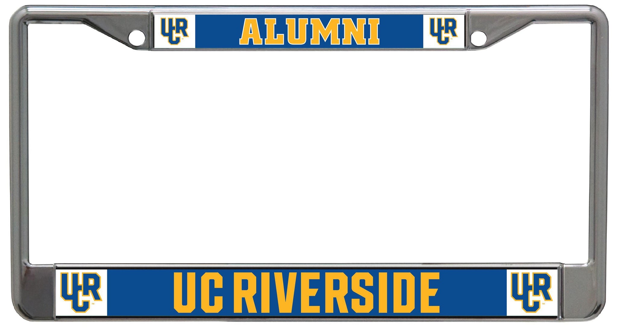 UC Riverside Alumni Chrome License Plate Frame