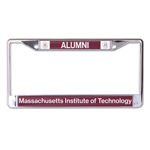 Massachusetts Institute of Technology Alumni Chrome License Plate Frame