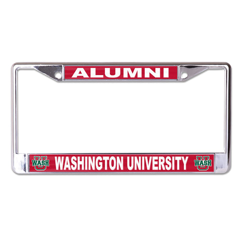 Washington University in St. Louis Alumni Chrome License Plate Frame