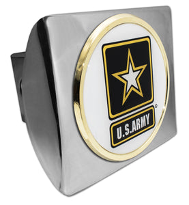 Army Seal Chrome Hitch Cover
