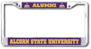 Alcorn State University Alumni Chrome License Plate Frame
