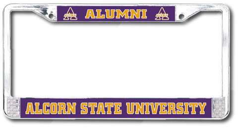 Alcorn State University Alumni Chrome License Plate Frame