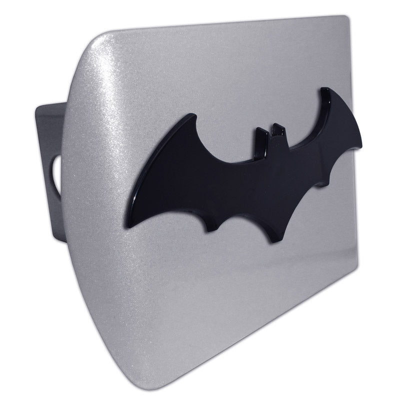 Batman Black Bat Brushed Hitch Cover