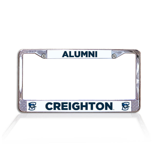 Creighton University Alumni Chrome License Plate Frame