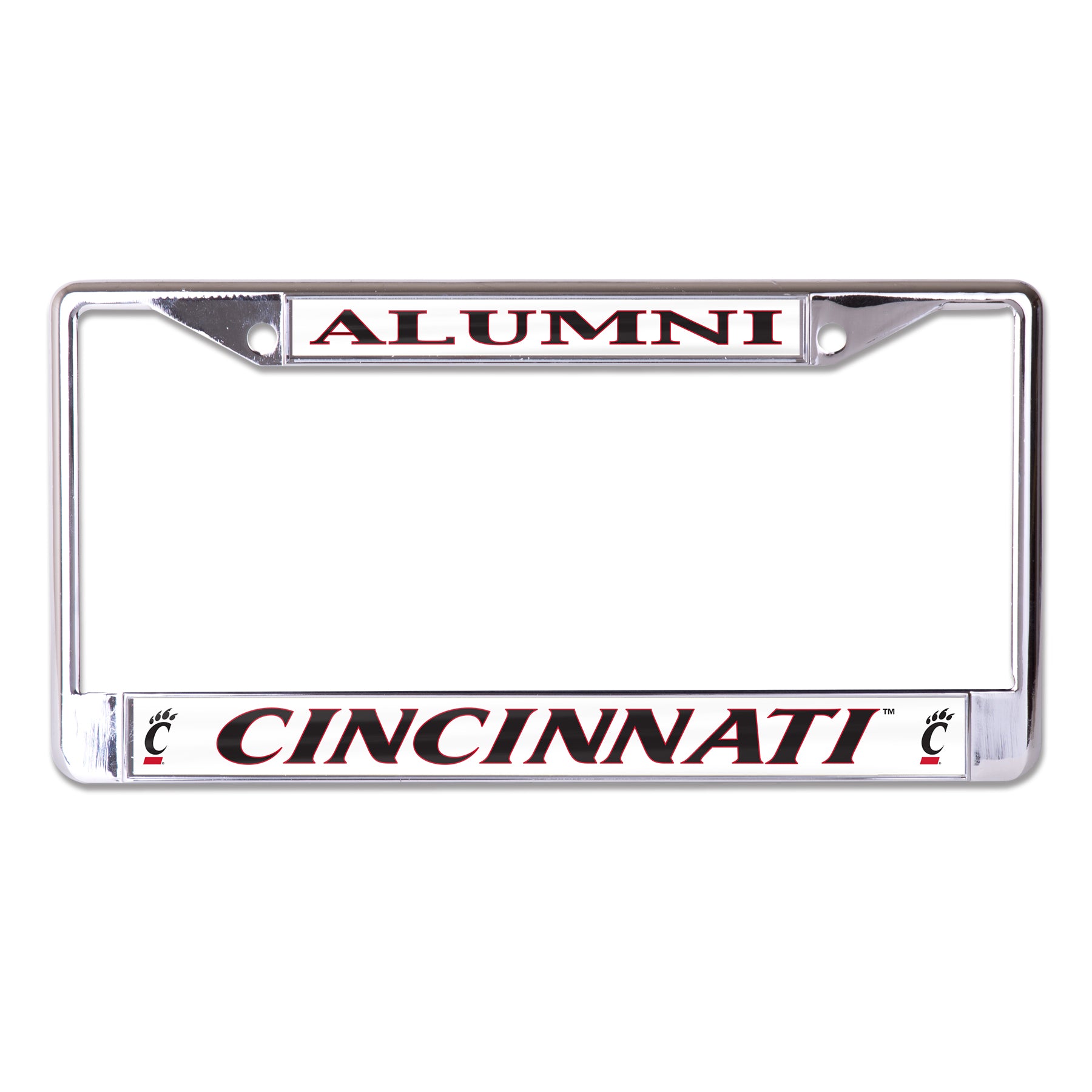 University of Cincinnati Alumni Chrome License Plate Frame