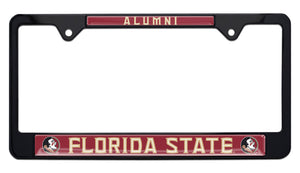 Florida State Alumni Black License Plate Frame