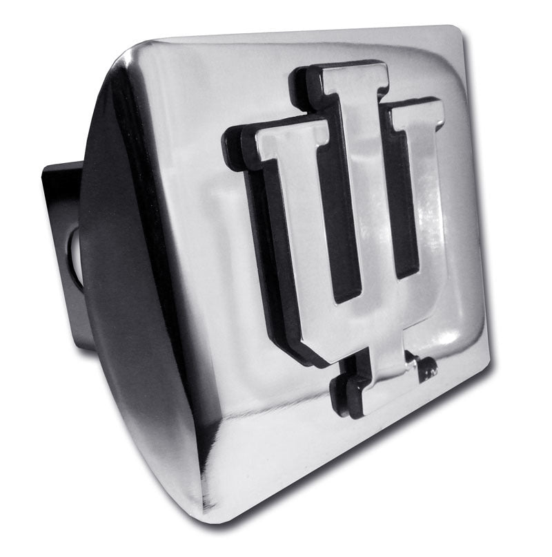 Indiana University Chrome Hitch Cover