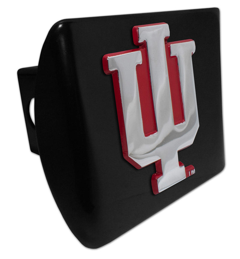 Indiana University Red Black Hitch Cover