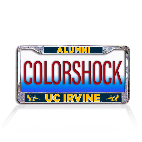 UC Irvine Alumni Chrome License Plate Frame