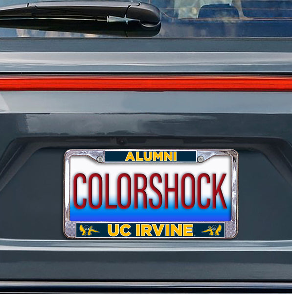 UC Irvine Alumni Chrome License Plate Frame