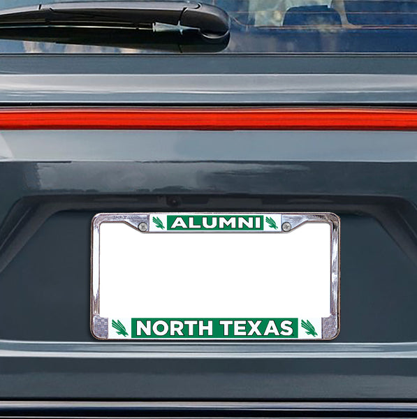 University of North Texas Alumni Chrome License Plate Frame