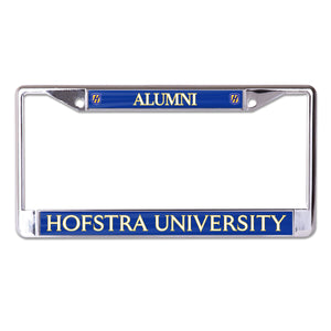 Hofstra University Alumni Chrome License Plate Frame