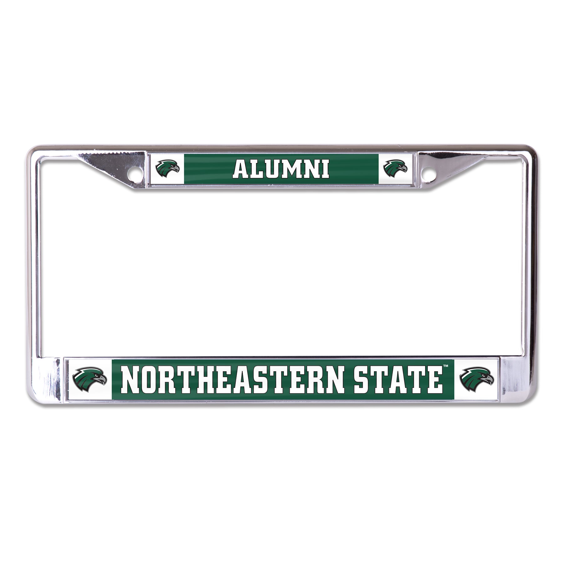 Northeastern State University Alumni Chrome License Plate Frame