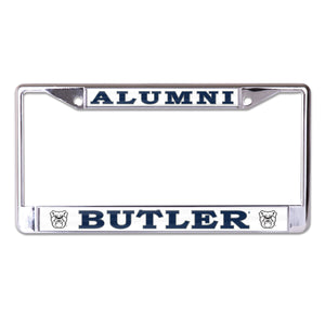 Butler University Alumni Chrome License Plate Frame