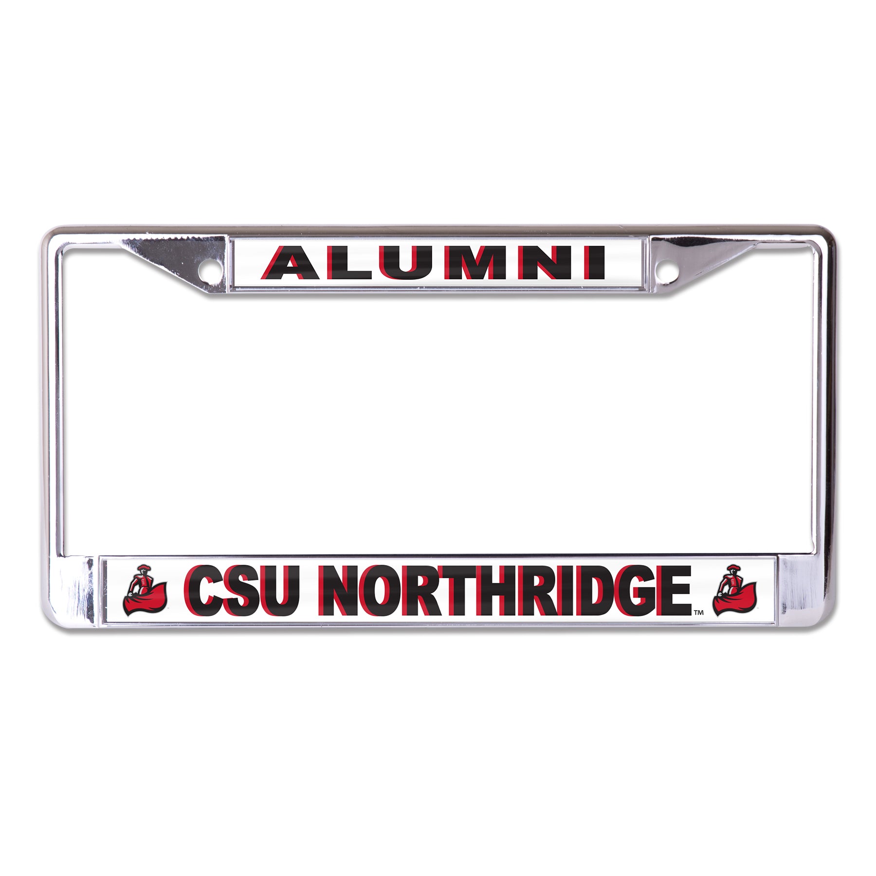 CSU Northridge Alumni Chrome License Plate Frame