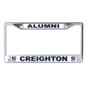 Creighton University Alumni Chrome License Plate Frame