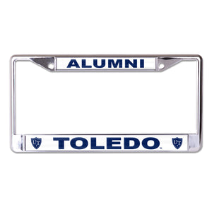 University of Toledo Alumni Chrome License Plate Frame