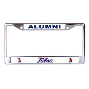 University of Tulsa Alumni Chrome License Plate Frame
