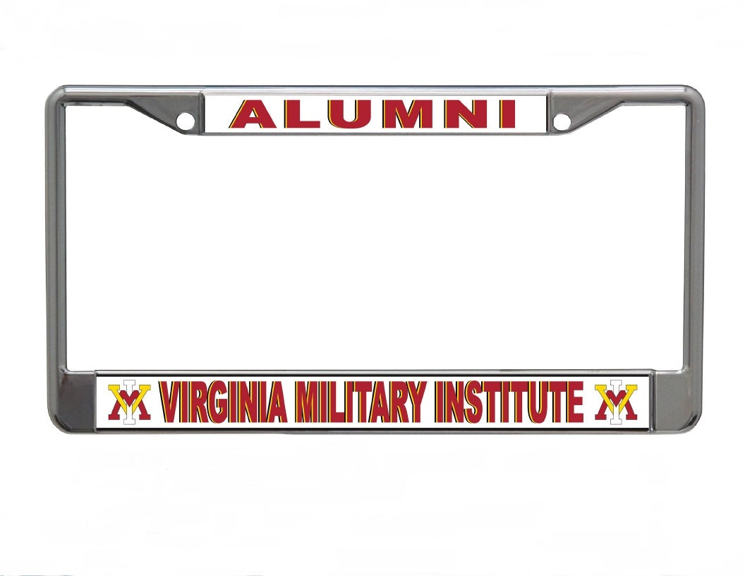 Virginia Military Institute Alumni Chrome License Plate Frame