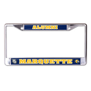 Marquette University Alumni Chrome License Plate Frame