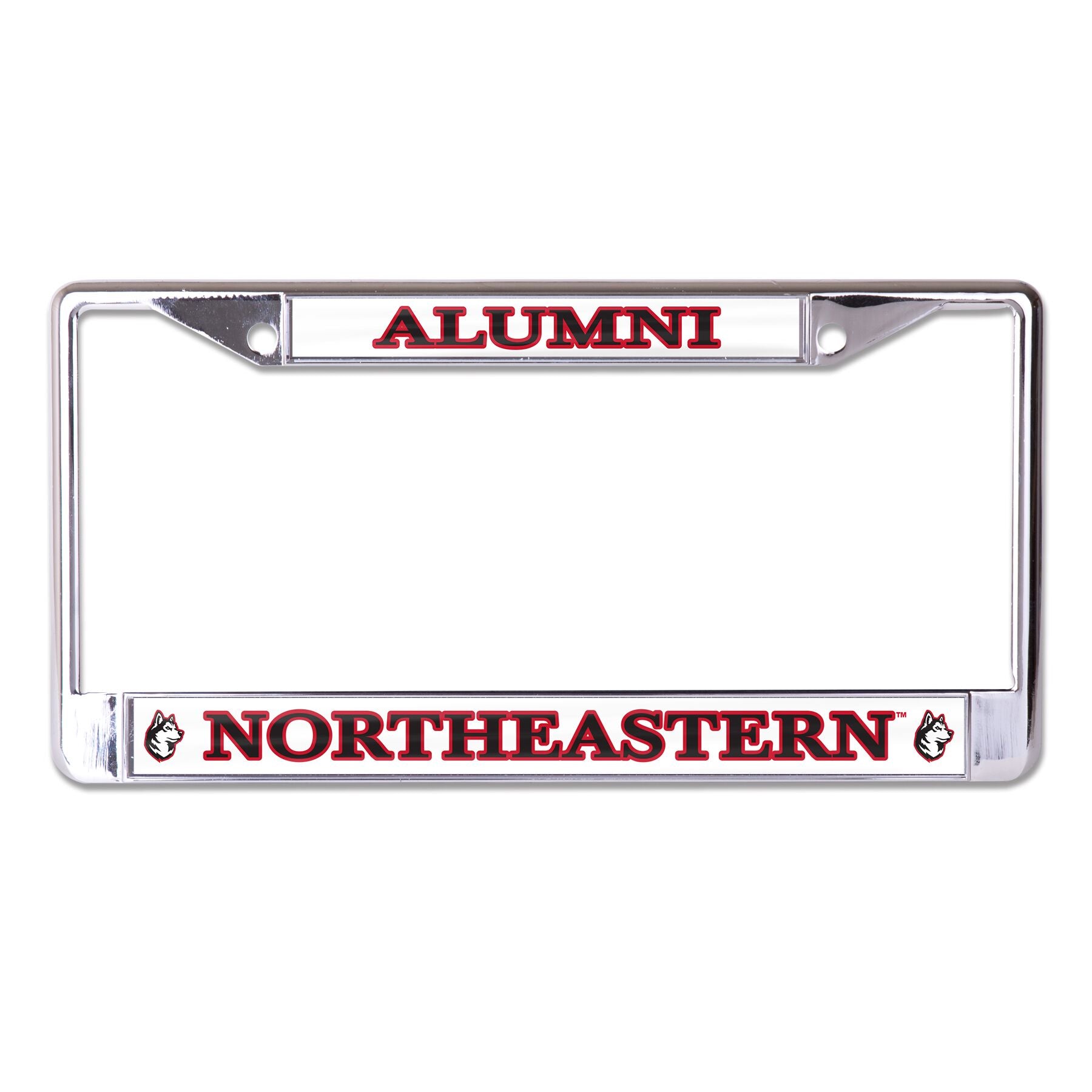 Northeastern University Alumni Chrome License Plate Frame