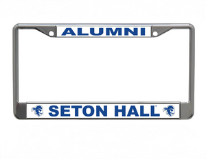 Seton Hall University Alumni Chrome License Plate Frame