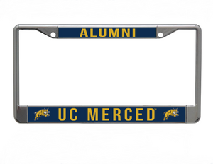 UC Merced Chrome License Plate Frame