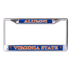 Virginia State University Chrome License Plate Frame