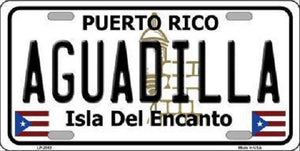 Aguadilla Puerto Rico Metal Novelty License Plate