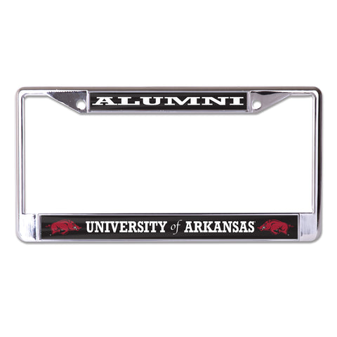 University of Arkansas Alumni Chrome License Plate Frame
