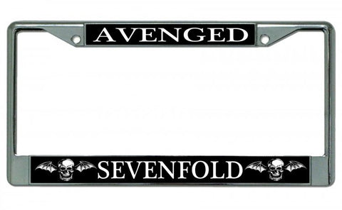 Avenged Sevenfold Chrome License Plate Frame