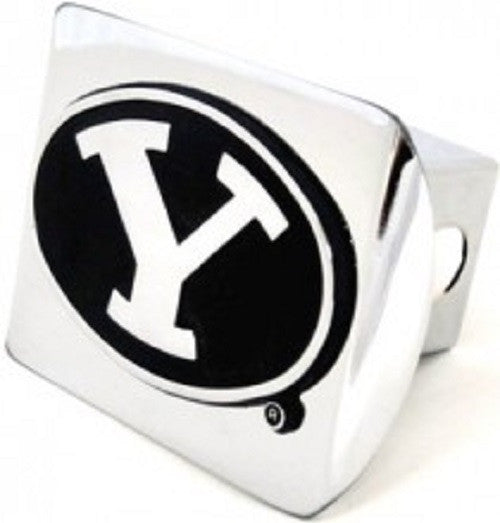 Brigham Young University Chrome Hitch Cover