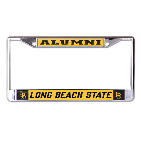 Long Beach State University Alumni Chrome License Plate Frame