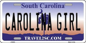 Carolina Girl South Carolina Novelty Metal License Plate