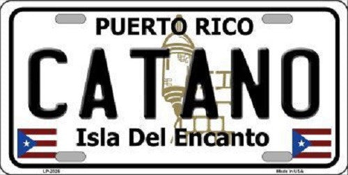 Catano Puerto Rico Metal Novelty License Plate