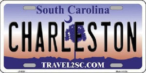 Charleston South Carolina Novelty Metal License Plate
