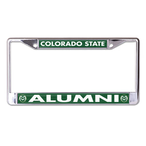 Colorado State University Alumni Chrome License Plate Frame