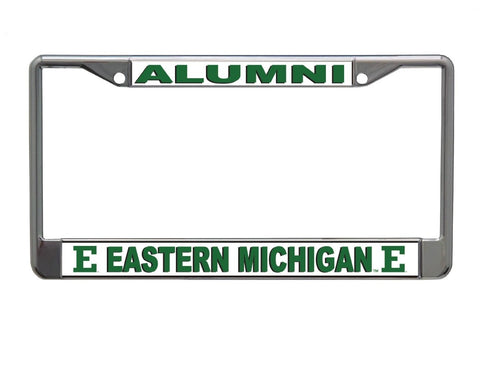 Eastern Michigan University Alumni Chrome License Plate Frame