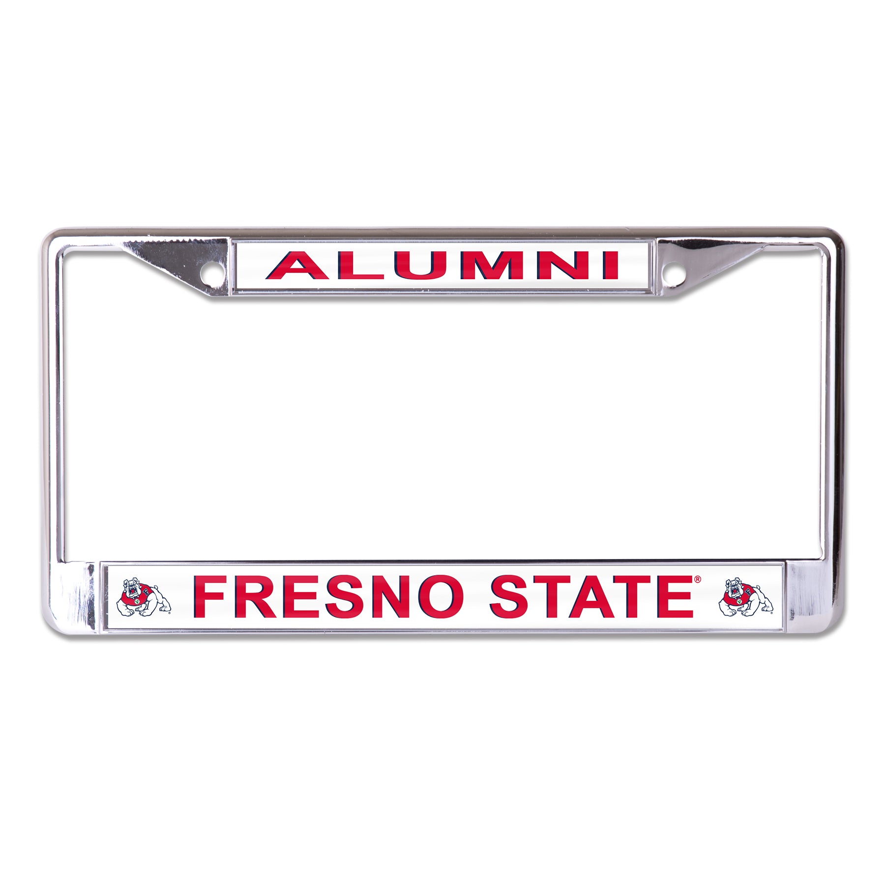 Fresno State University Alumni Chrome License Plate Frame