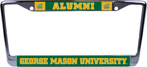 George Mason University Alumni Chrome License Plate Frame