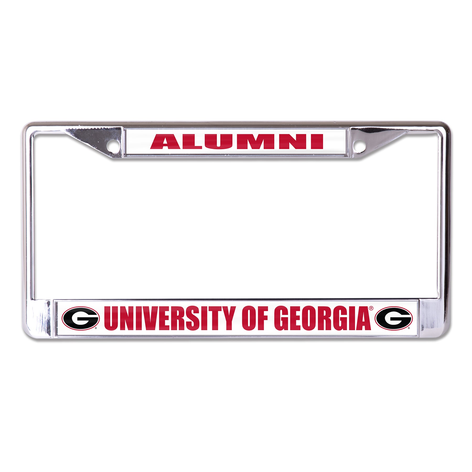 University of Georgia Alumni Chrome License Plate Frame