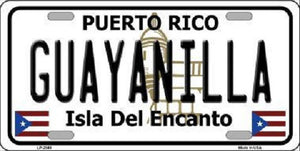 Guayanilla Puerto Rico Metal Novelty License Plate