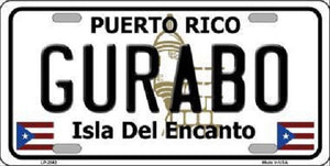 Gurabo Puerto Rico Metal Novelty License Plate