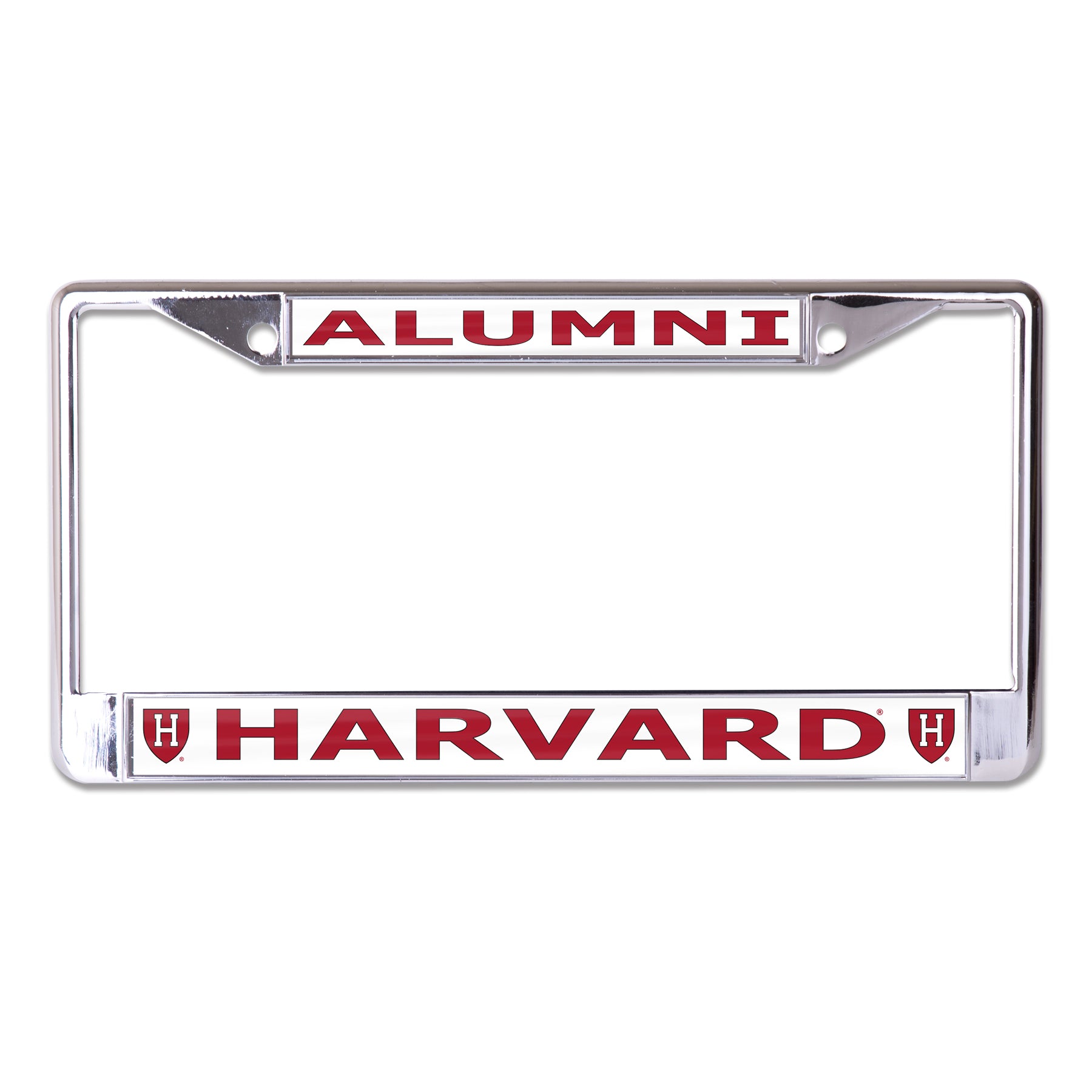 Harvard University H Logo Alumni Chrome License Plate Frame