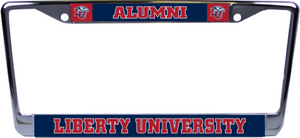 Liberty University Alumni Chrome License Plate Frame
