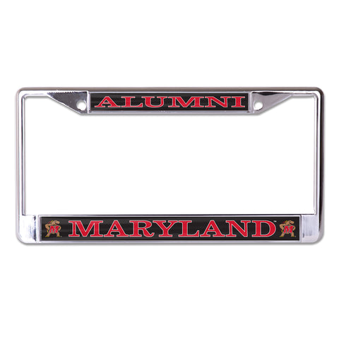 University of Maryland Alumni Chrome License Plate Frame