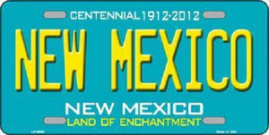 New Mexico Novelty Metal License Plate