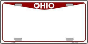 Ohio Novelty State Blank Metal License Plate