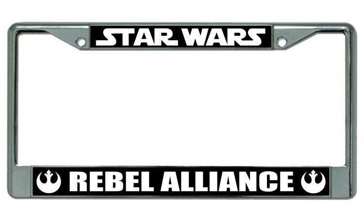 Rebel Alliance Star Wars Photo License Plate Frame