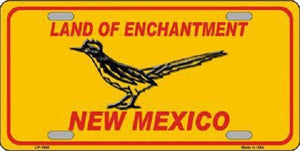 Road Runner New Mexico Novelty Metal License Plate